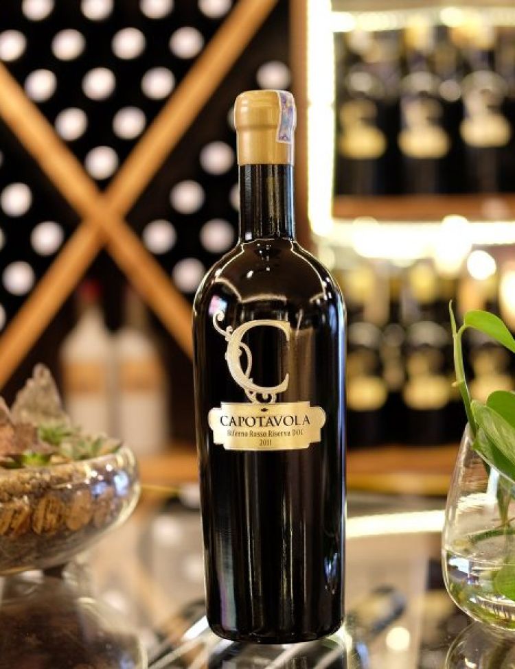 Rượu vang nhập khẩu Ý cao cấp Capotavola Biferno Rosso Riserva