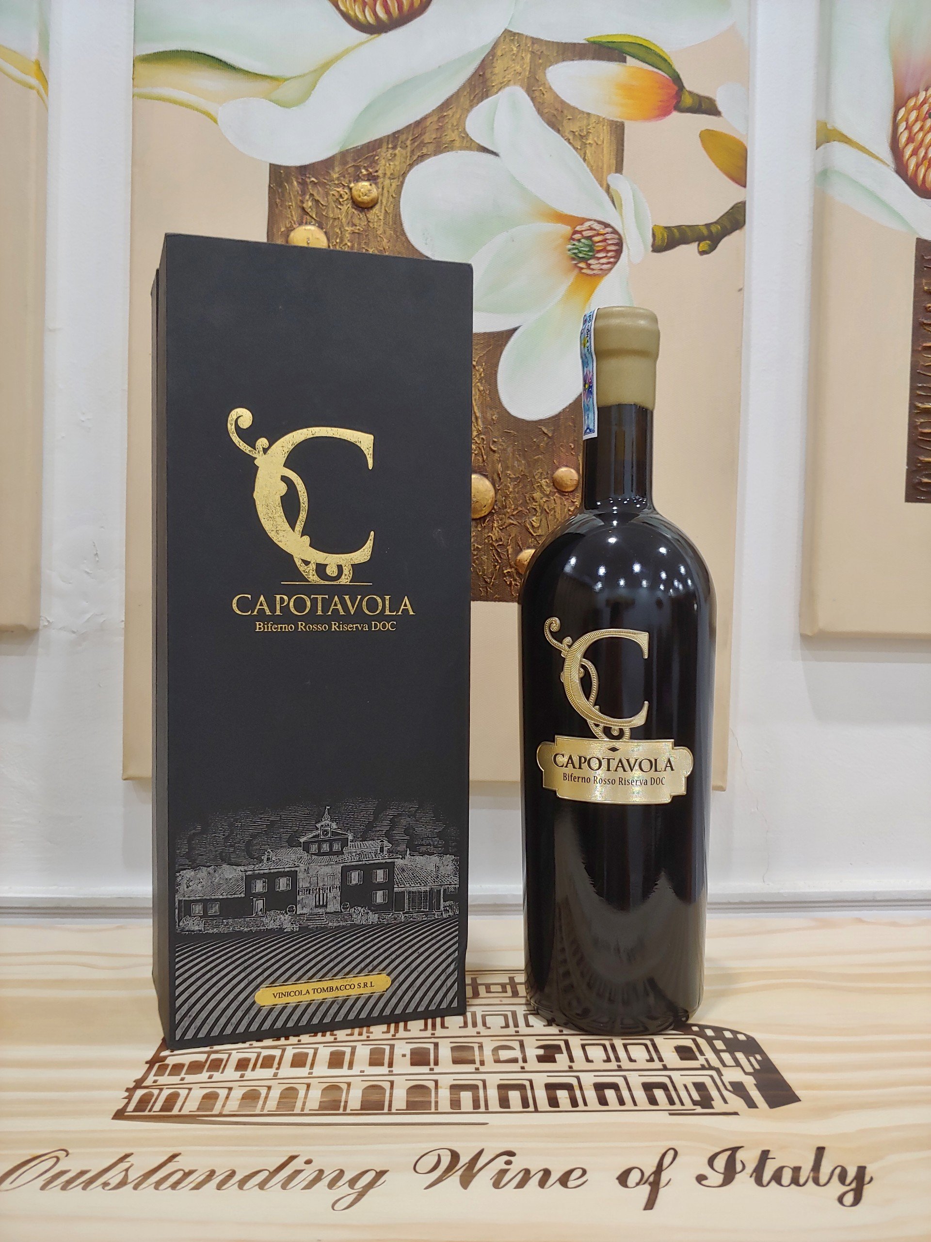 Rượu vang nhập khẩu cao cấp Capotavola Biferno Rosso Riserva