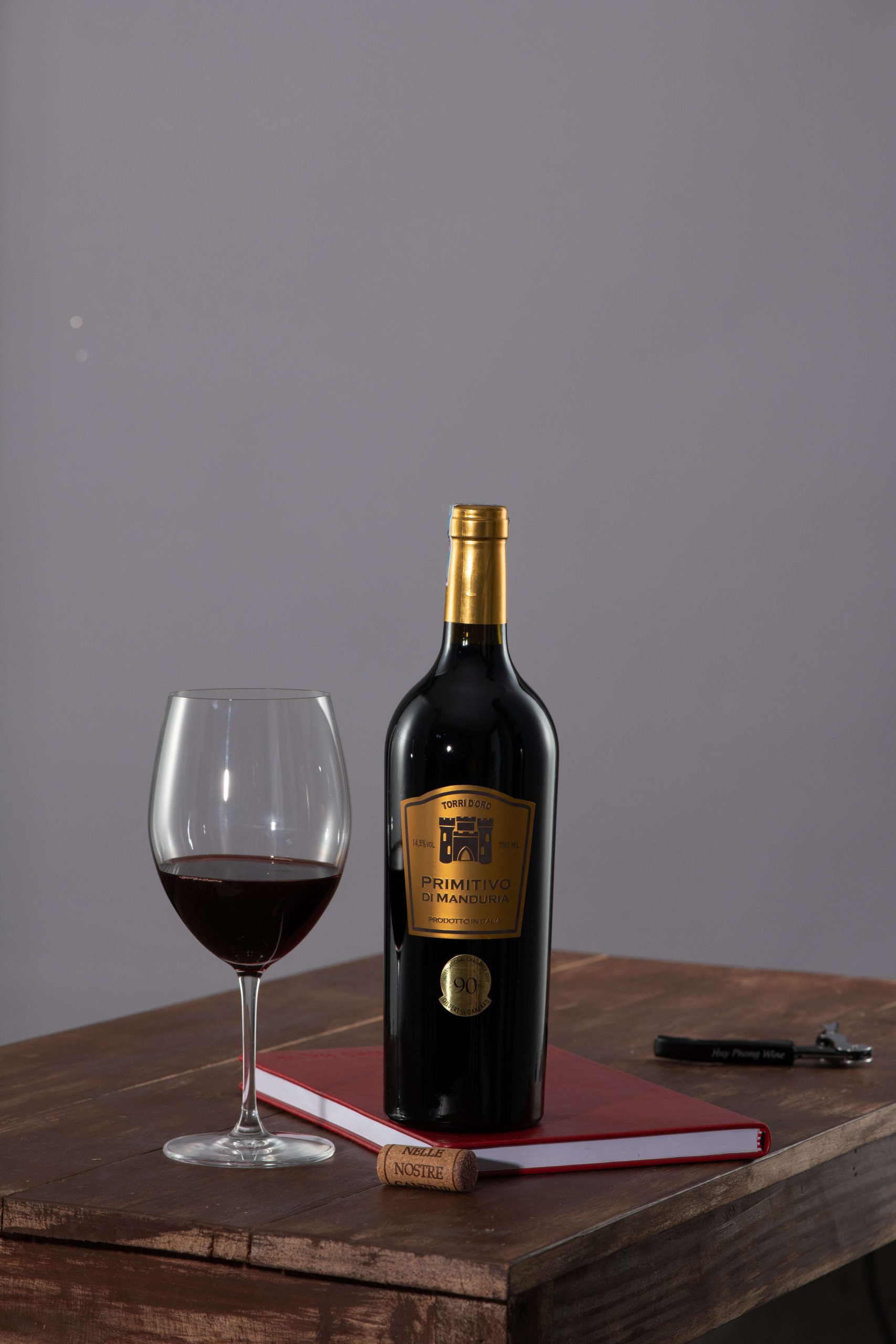 Rượu vang Ý cao cấp nhập khẩu Torid’Oro - Primitivo