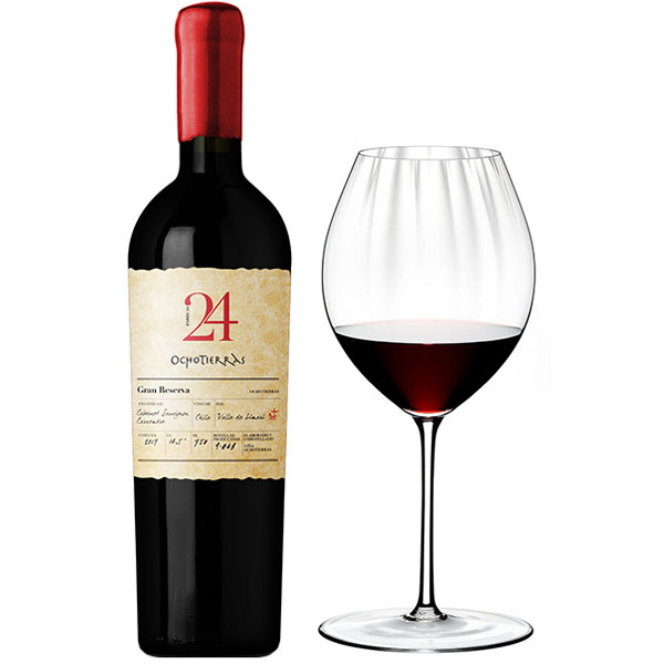 Rượu vang Chile nhập khẩu cao cấp OCHOTIERRAS 24