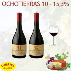 Rượu vang Chile nhập khẩu cao cấp OCHOTIERRAS 10