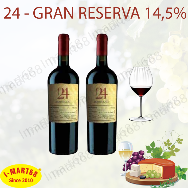 Rượu vang Chile nhập khẩu cao cấp OCHOTIERRAS 24