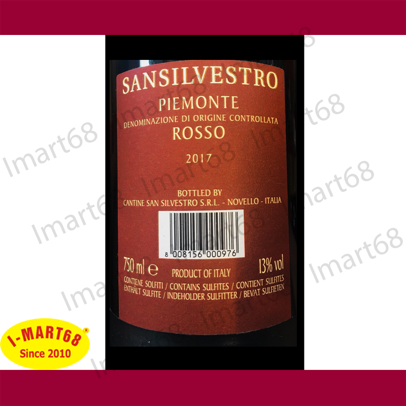 Rượu vang Ý nhập khẩu cao cấp Sansilvestro