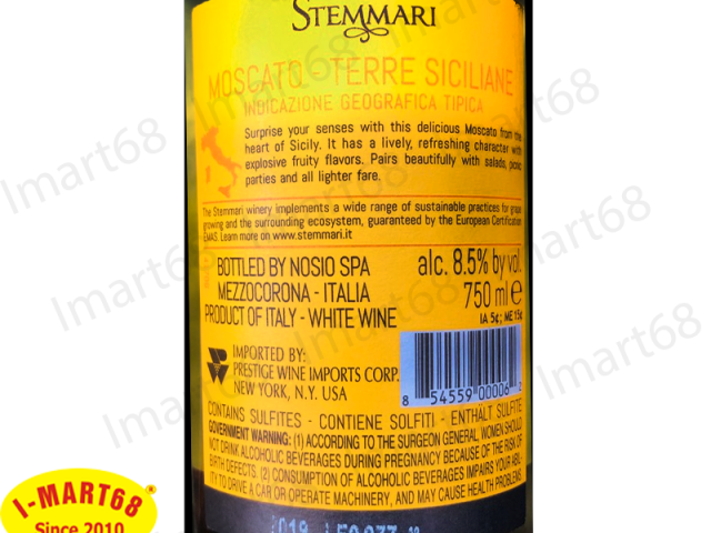 Quy trình sản xuất rượu vang Ý Stemmari 