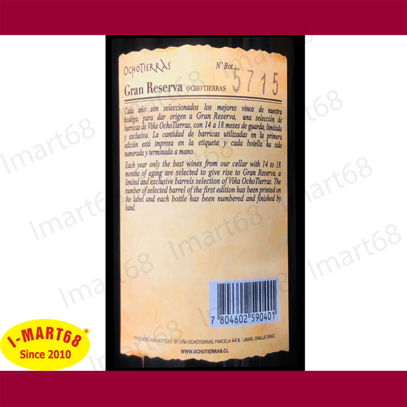 rượu vang nhập khẩu cao cấp OCCHOTIERRAS 24