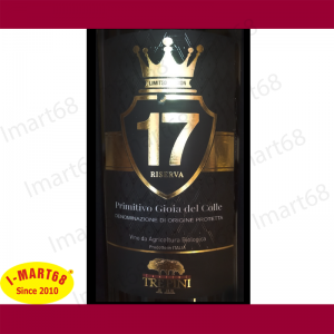 Rượu vang Ý cao cấp 17 độ Trepini Primitivo Gioia Dell Colle ( vương miện)
