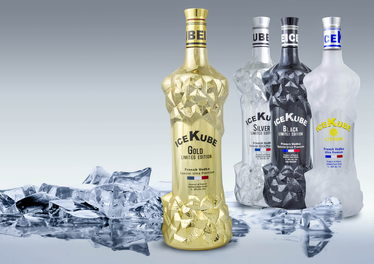 Rượu Vodka Pháp Ice Kube Gold nhập khẩu trực tiếp Hà Nội giá rẻ
