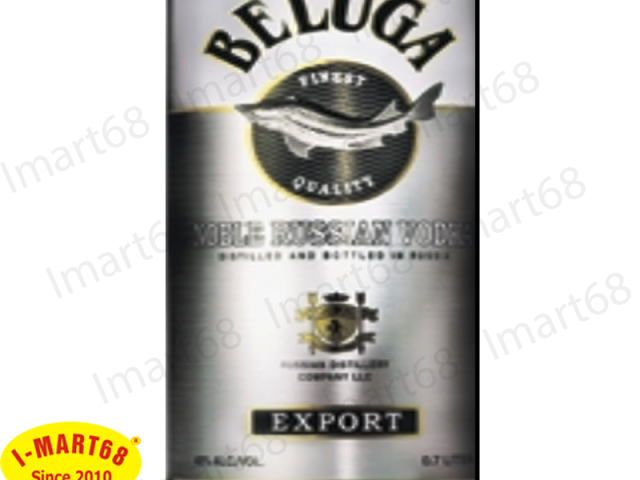 Rượu Vodka Beluga Nga nhập khẩu giá rẻ mặt trước