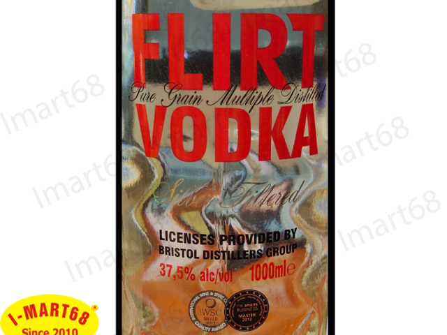 Rượu Vodka Bungari nhập khẩu cao cấp Flrit mặt trước