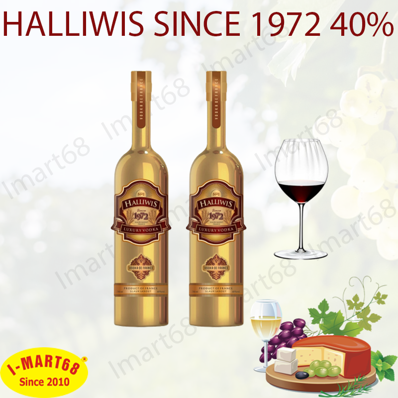 Rượu Vodka Halliwis Since 1972 Pháp