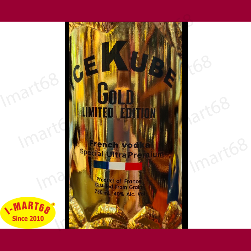 Rượu Vodka Pháp Ice Kube Gold nhập khẩu trực tiếp Hà Nội giá rẻ