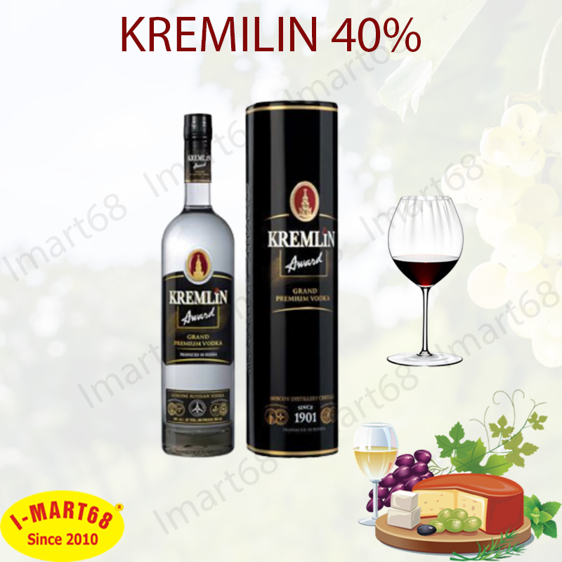 Rượu Vodka Nga nhập khẩu cao cấp Kremlin 700ml