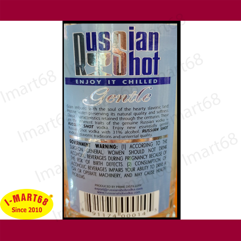 Rượu Vodka Ukraine nhập khẩu cao cấp Russian Shot