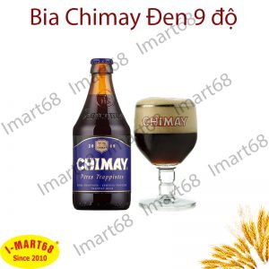 Bia Chimay đen Bỉ 330ml 9 độ
