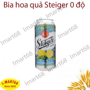 Bia hoa quả Steiger 0 độ (Vị chanh)