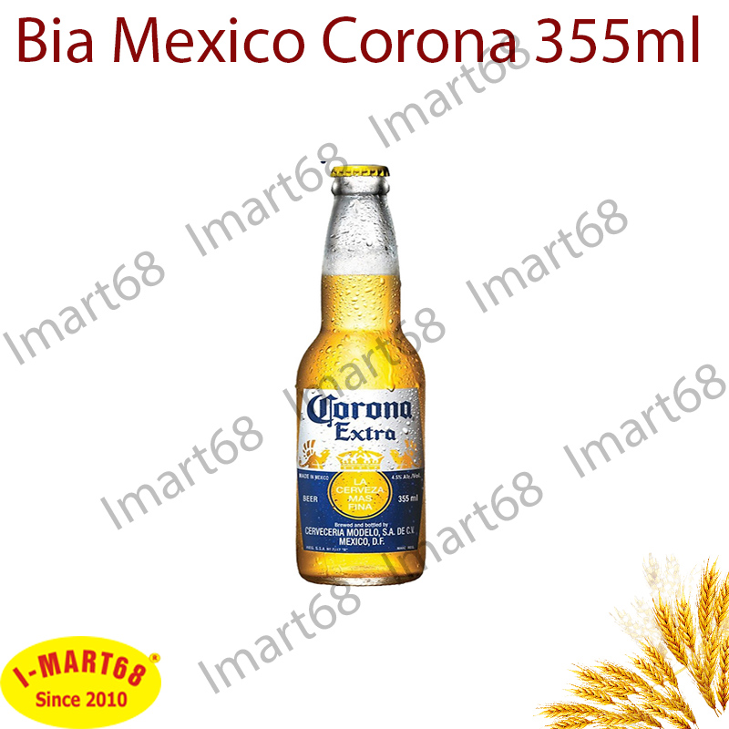 Bia Corona Extra 355ml – Nhập khẩu nguyên thùng 24 chai từ Mexico