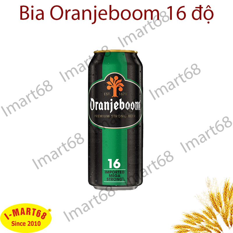 Bia Oranjeboom 16 độ – Nhập khẩu Hà Lan thùng 24lon 500ml