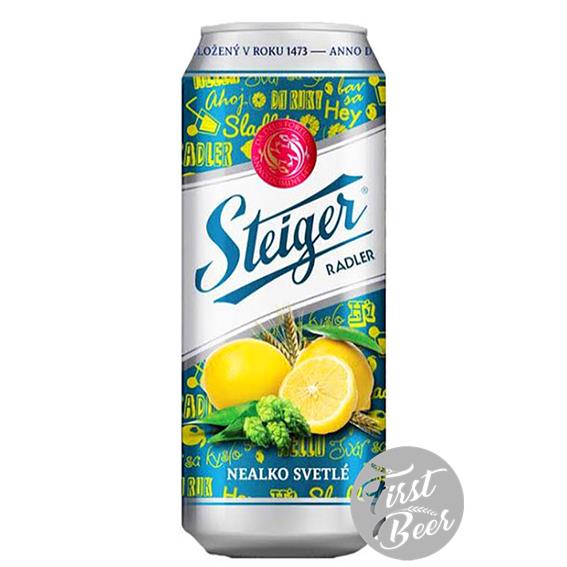 Bia hoa quả Steiger 0 độ (vị Chanh) – Nhập khẩu thùng 24lon 500ml