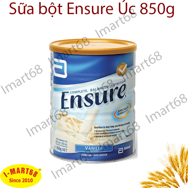 Sữa hộp Ensure Úc 850g