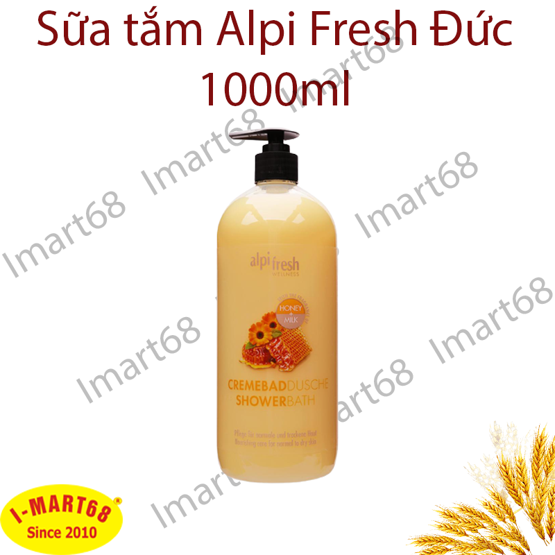 Sữa tắm Alpi Fresh Đức 1000ml (hương mật ong)