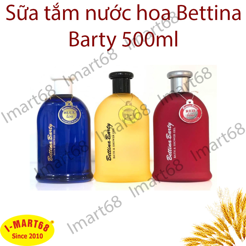 Sữa tắm nước hoa Đức Bettina Barty 500ml (Red Line)