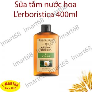 Sữa tắm nước hoa L'erboristica 400ml (Hương trà xanh)