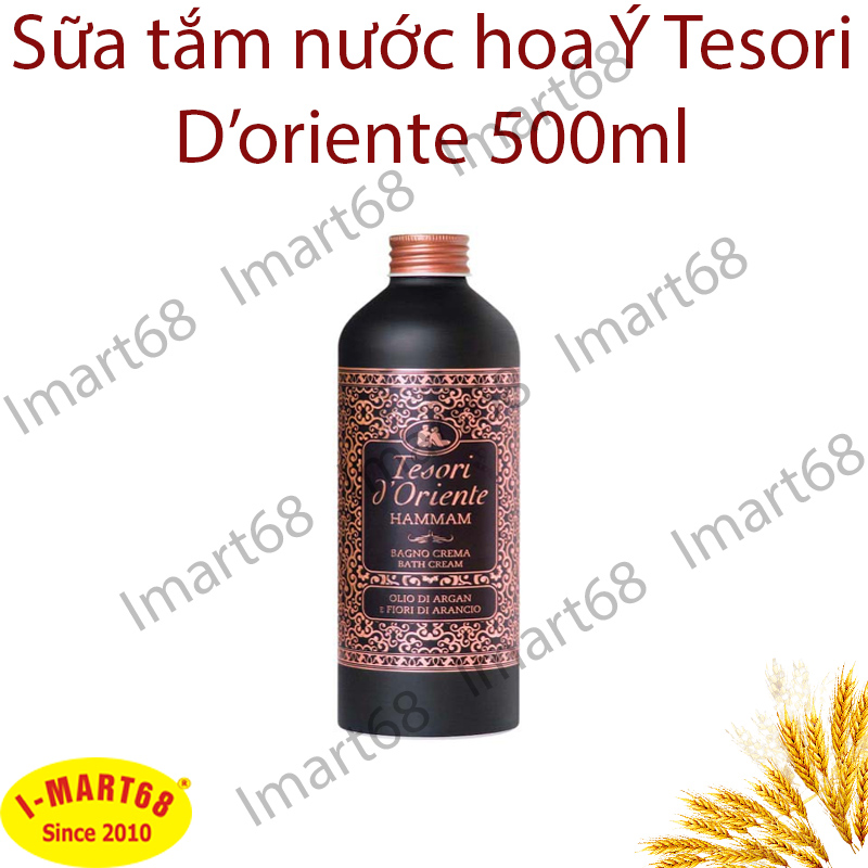 Sữa tắm nước hoa tinh dầu Argan Ý Tesori D’oriente 500ml