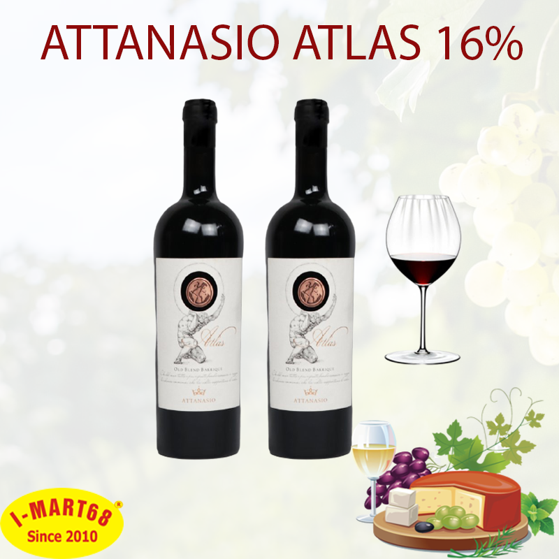 Rượu vang Ý Attanasio Atlas 16%