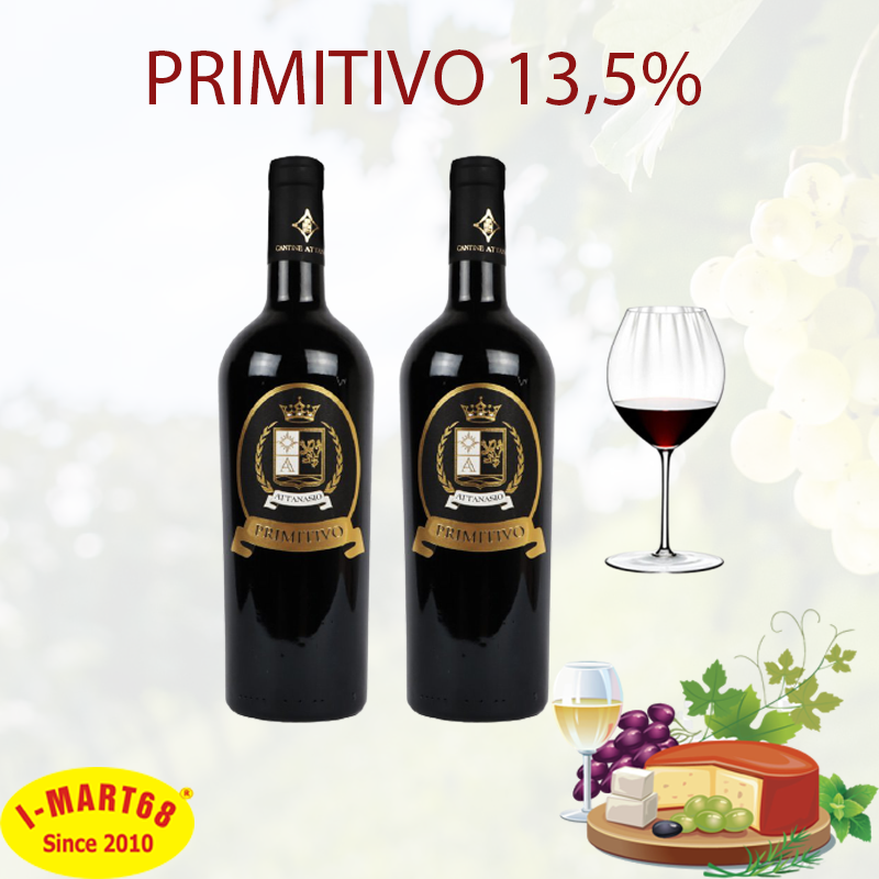 Rượu vang Ý Attanasio Primitivo