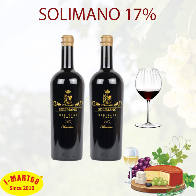 Rượu vang Ý Attanasio Solimano 17%