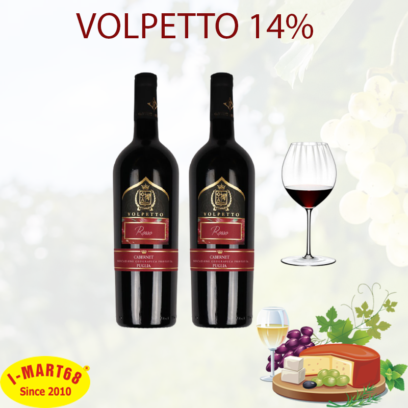 Rượu vang Ý Attanasio Volpetto Rosso 14%