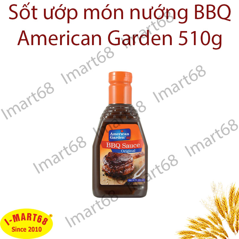 Sốt ướp món nướng BBQ American Garden 510g