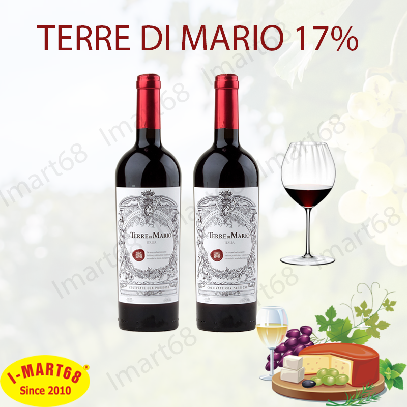 Review rượu vang Ý Terre Di Mario Vino Rosso 17%